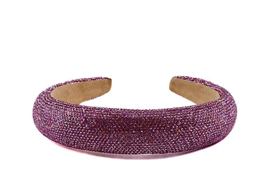 Art No. 5051 - Dark Pink Hairband With Embellishments