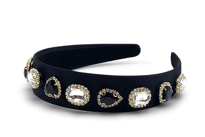 Art No. 5004 - Black Hairband With Embellishments