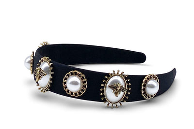 Art No. 5006 - Black Hairband With Embellishments