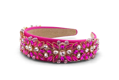 Art No. 5013 - Pink Hairband With Embellishments
