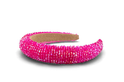Art No. 5016 - Fuchsia Hairband With Embellishments