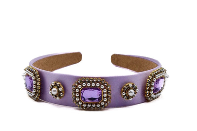 Art No. 5040 - Lilac Hairband With Embellishments
