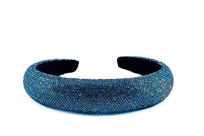 Art No. 5044 - Steel Blue Hairband With Embellishments