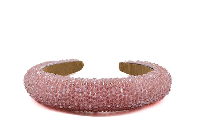 Art No. 5052 - Light Pink Hairband With Embellishments