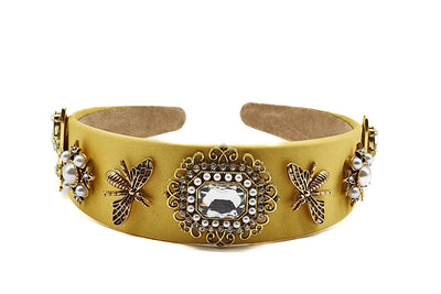 Art No. 5065 - Yellow Hairband With Embellishments