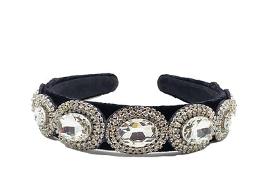 Art No. 5068 - Black Hairband With Embellishments