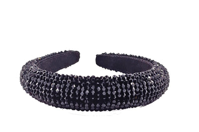 Art No. 5075 - Black Hairband With Embellishments