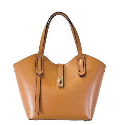 Ava Medium Tote Bag - Tan