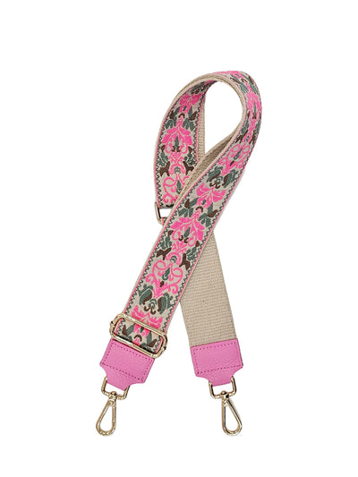 Beige / Pink Bag strap