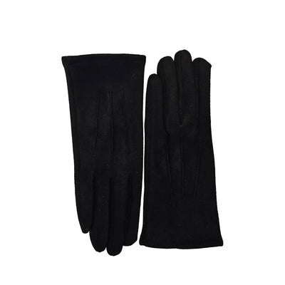 Black Suedette gloves