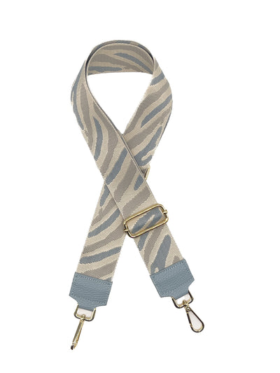 Blue / Beige bag strap