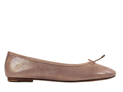 Blush Snakeskin Ballerina