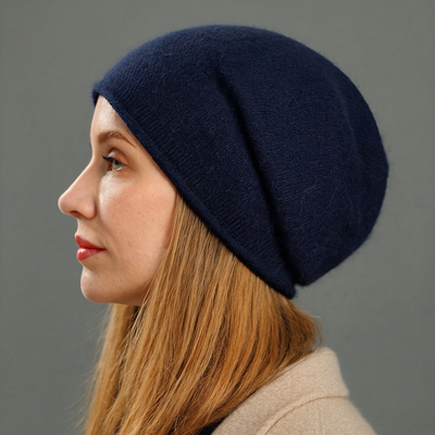 Dark blue Beanie hat