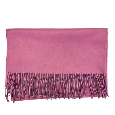 Dusty Pink / Purple Cashmere finished Scarf