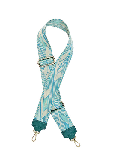 Green / White Bag strap