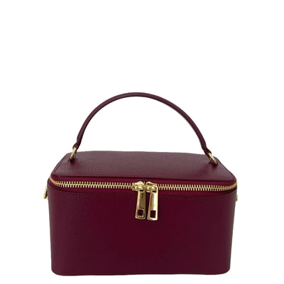 Jessy Vanity Bag - Burgundy