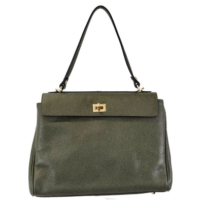 Large Greta Bag - Dark Green