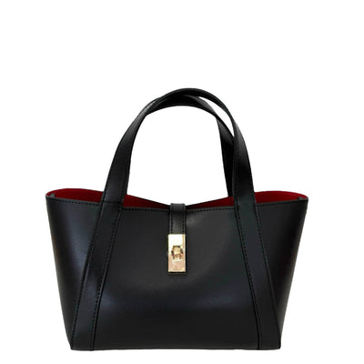 Mila Small Shopper Bag - Black
