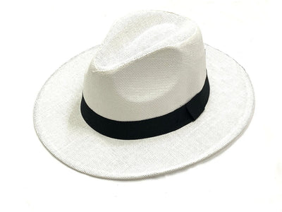 Panama Style Hat - White