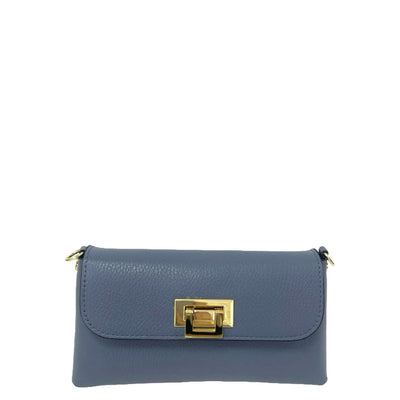 Pia Small Clutch / Crossbody Bag - Blue
