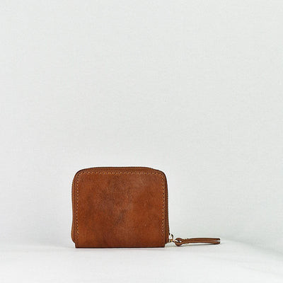 Tan Leather Small Wallet
