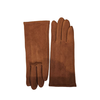 Tan Suedette gloves