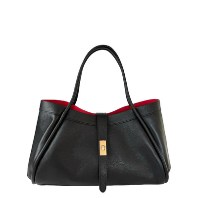 Toni Leather Bag - Black