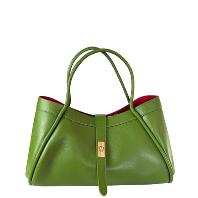 Toni Leather Bag - Green