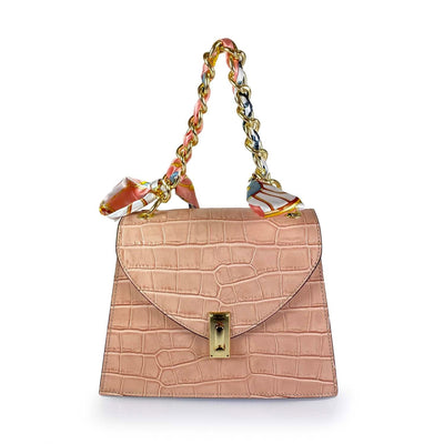 Emily Bag - Blush Croc