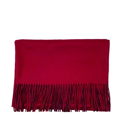 Lg. Burgundy / Dark Plum Cashmere Scarf