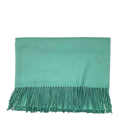 Lg. Dark Green / Light Green Cashmere Scarf