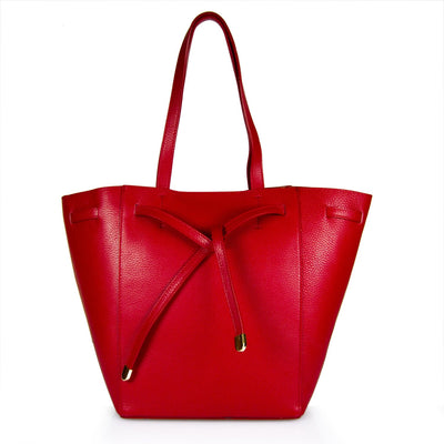Lottie Tote Bag - Red
