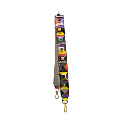 Multicolour studded Bag strap