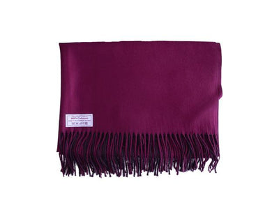 Plum Cashmere Pashmina