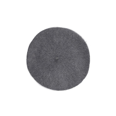 Wool Beret - Light Grey