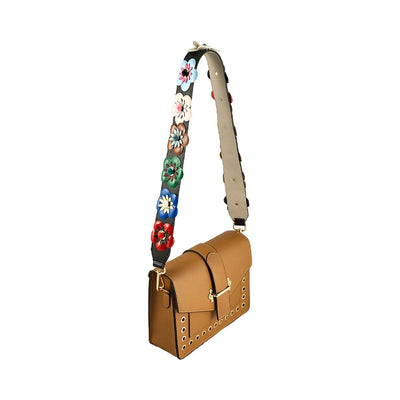 Black Floral Bag strap