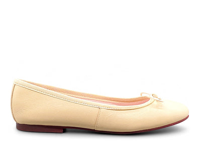 Blush Leather Ballerina